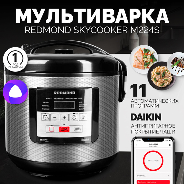 Мультиварка REDMOND RMC-M224S - купить по доступным ценам в интернет ...