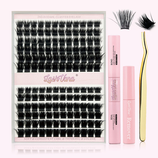 Накладные Пучки Ресниц/Набор MIX 4 шт/длина 8-15 mm/0.07/Изгиб D ...