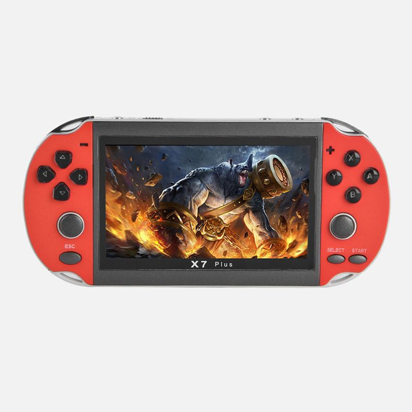 Портативная игровая консоль X7 Plus с двумя джойстиками и 5,1-дюймовым ...