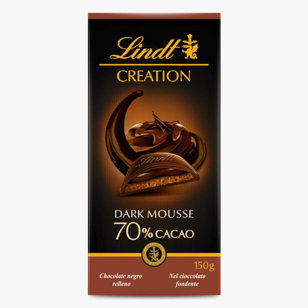 Lindt Creation Шоколад темный 70% с начинкой Dark Mousse, 150 г (из ...