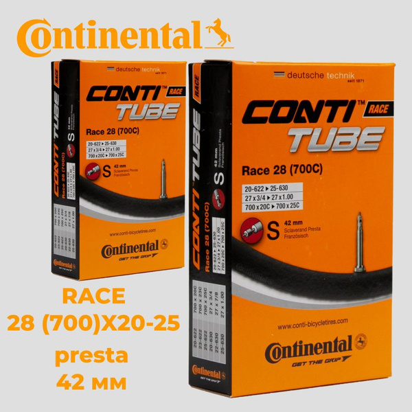 Chambre à Air CONTINENTAL RACE SUPERSONIC 700x20/25c Presta Chambre à Air CONTINENTAL RACE SUPERSONIC 700x20/25c Presta