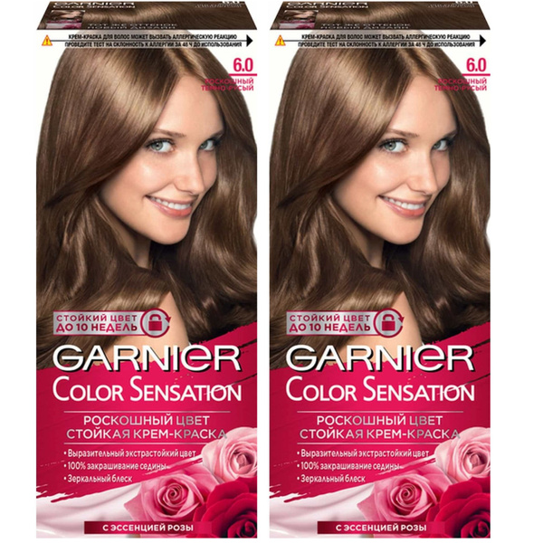 Краска для волос GARNIER Color Sensation 6.0 Роскошный темно-русый ...