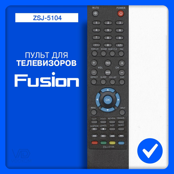 Пульт для телевизора FUSION ZSJ-5104 (FLTV-16C10) купить на OZON по ...