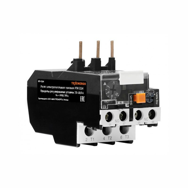 Реле эл. тепловое токовое РТИ 1314 (7-10А) Texenergo У3 - купить по ...