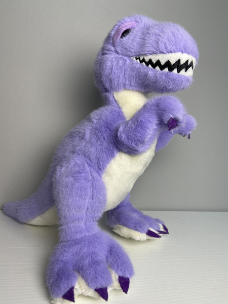 Фиолетовый динозавр Рекс 30см это мягкая игрушка из jurassic world для ...
