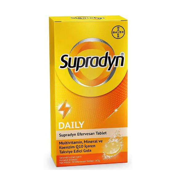 супрадин коэнзим q10 x 30 шипучих таблеток, Supradyn Coenzyme Q10 ...