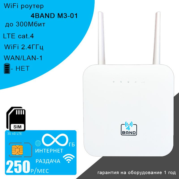 Роутер OLAX M3-01 (OLAX AX-6) I Сим карта с безлимитным интернетом и ...