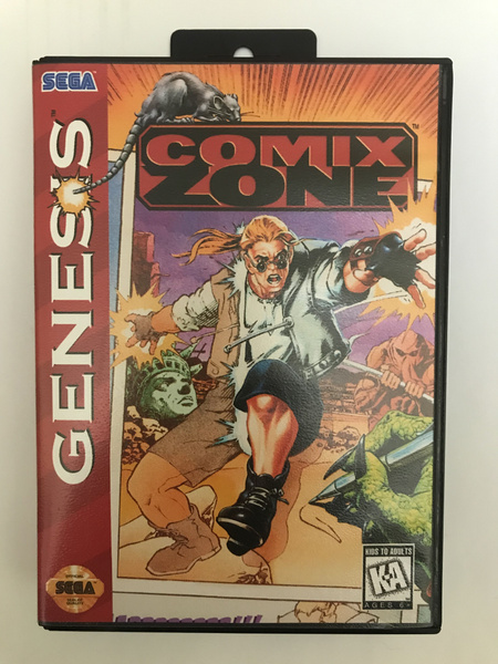 Зона комиксов (Comix Zone) Sega 16 Бит регион NTSC-U - купить по ...