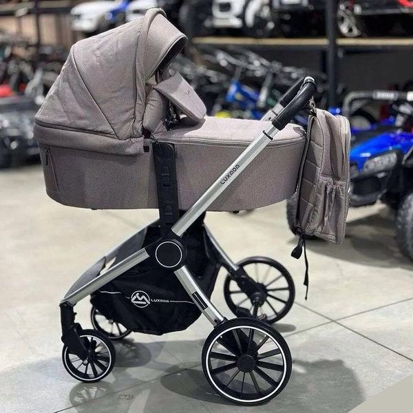 Модульная детская коляска 2 в 1 LUXMOM 780 Серая - купить с доставкой ...