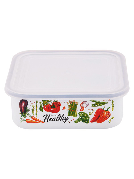 Лоток с крышкой эмалированный, Appetite Veggies, 1 л купить на OZON по ...