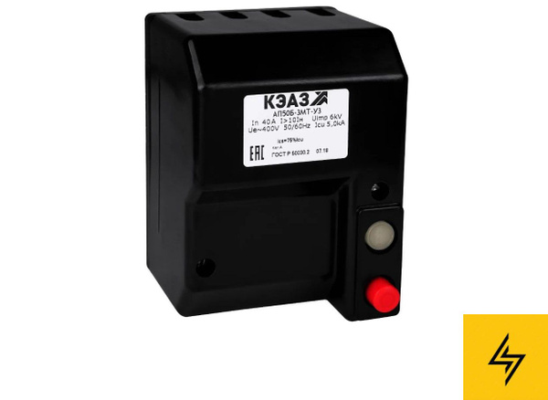 Купить Выключатель автоматический АП50Б-3МТ-40А-10Iн-400AC-У3-КЭАЗ по ...