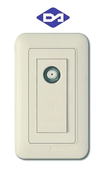 Розетка TV оконечная, 1 линия SHIN DONG WSH 1325, бежевая - купить по ...