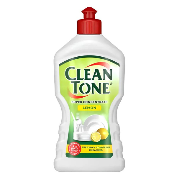 Clean Tone Гель для мытья посуды Суперконцентрат Лимон, 450 мл - купить ...