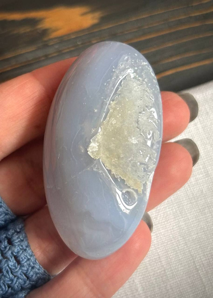 Голубой агат (сапфирин) Африка натуральный камень mineral - купить с ...