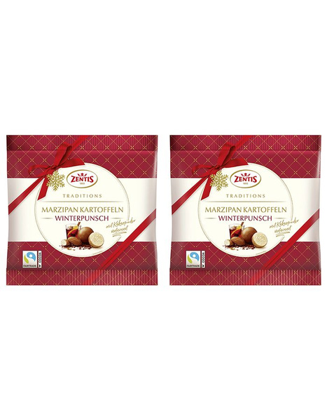 Конфеты Zentis Марципановая картошка со вкусом зимнего пунша, 2 уп по ...