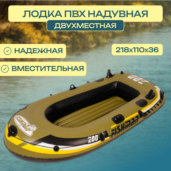 Лодка для рыбалки пвх надувная под мотор Jilong Fishman 200 Set ...