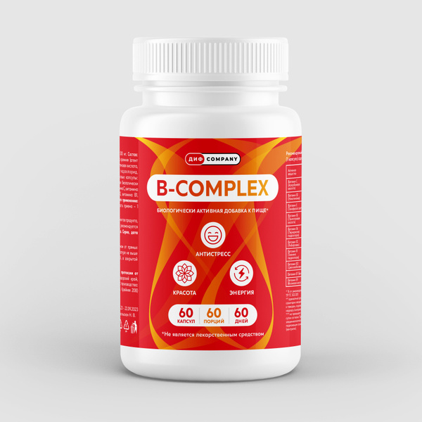 Биологически активная добавка к пище B-complex, комплекс витаминов ...