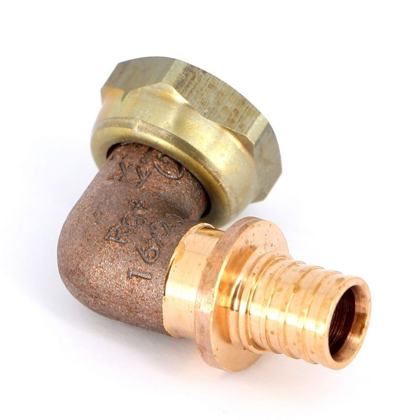 Угольник с накидной гайкой 16-R1/2 Rehau Rautitan, 456396 - купить по ...