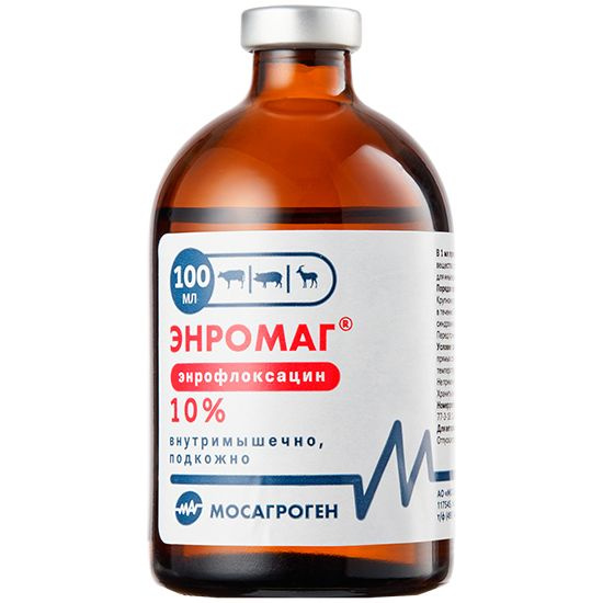 Энромаг 10% инъекционный 100мл купить на OZON по низкой цене (1483552534)