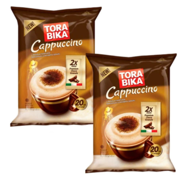 Кофе порционный ТОРА БИКА Каппучино 20 стиков 2 упаковки - купить с ...