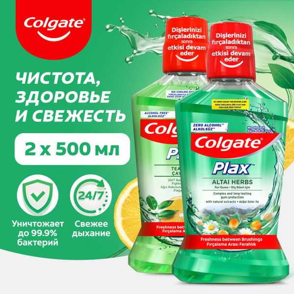 Ополаскиватель для полости рта Colgate Plax Свежесть Чая ...