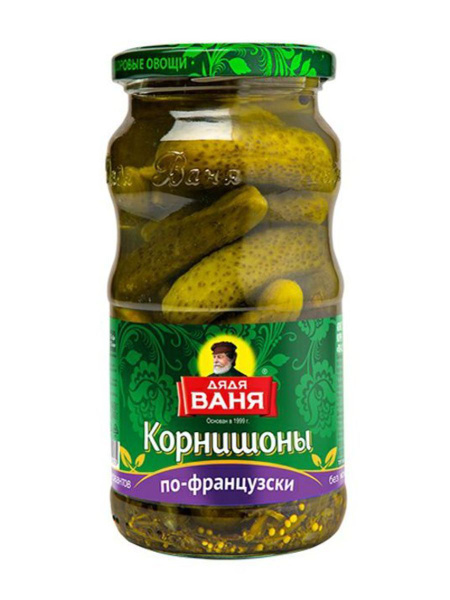 Корнишоны ДядяВаня по-французски,460гр - купить с доставкой по выгодным ...
