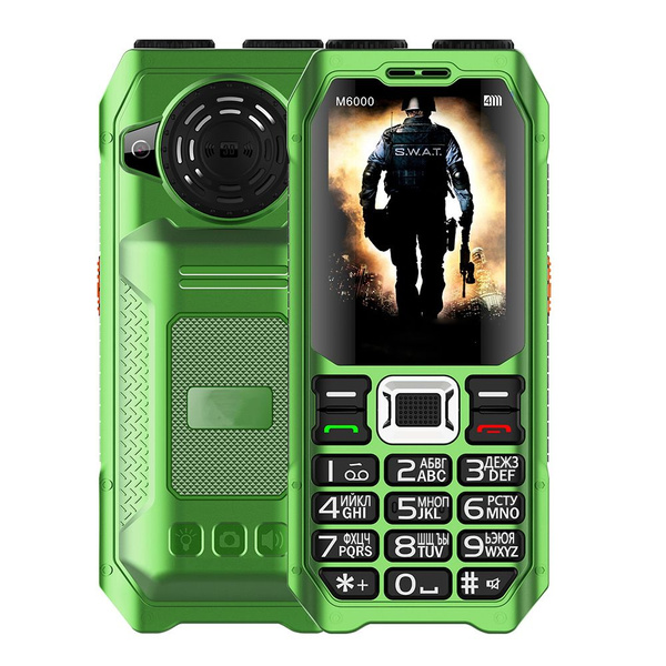 Мобильный телефон Happyhere M6000NEW, зеленый - купить по выгодной цене ...