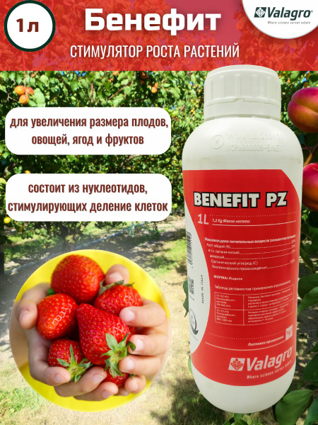 Биостимулятор Valagro Бенефит ПЗ (Benefit PZ) - стимулятор роста ...
