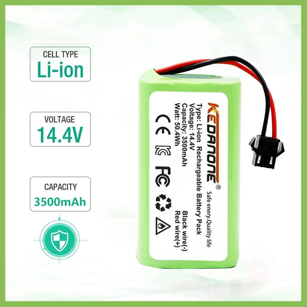 Аккумулятор для робота-пылесоса 3500mAh 14.4V - купить с доставкой по ...
