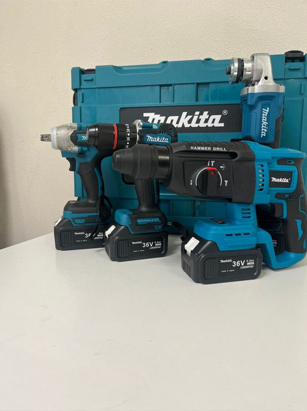 Набор аккумуляторного инструмента Makita 4в1 36V 4 АКБ - купить с ...
