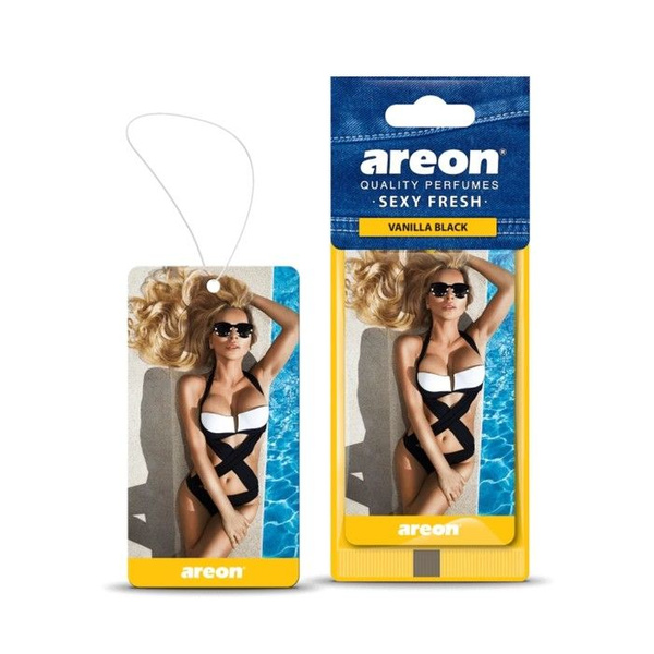 Ароматизатор бумажный Areon Sex Drive "Vanilla Black"