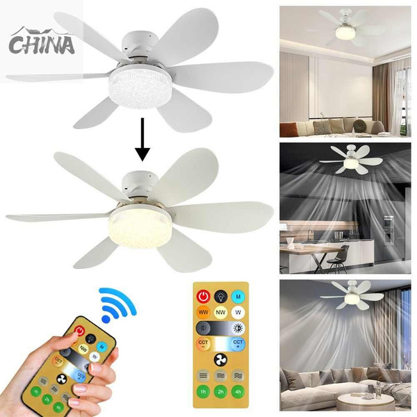Потолочный вентилятор с подсветкой, 3 Скорости вращения вентилятора с ...