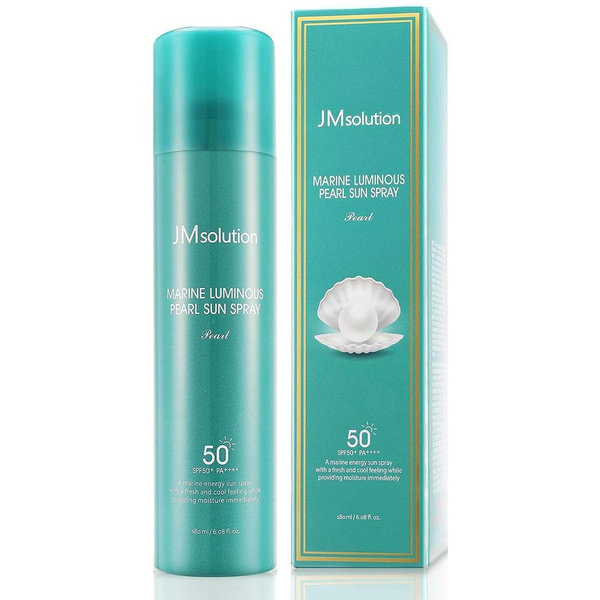 JMsolution Жемчужный осветляющий солнцезащитный спрей, SPF 50+, 180 мл ...