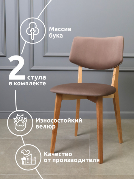 Стулья для кухни, комплект кухонных стульев Канзас - 2шт. - купить с ...