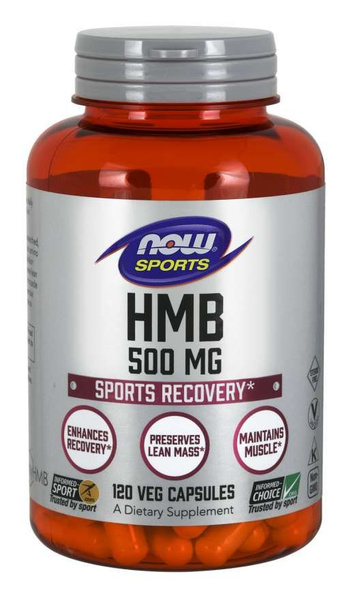 Now Foods Sports HMB Гидроксиметилбутират Моногидрат 500 мг. 120 ...
