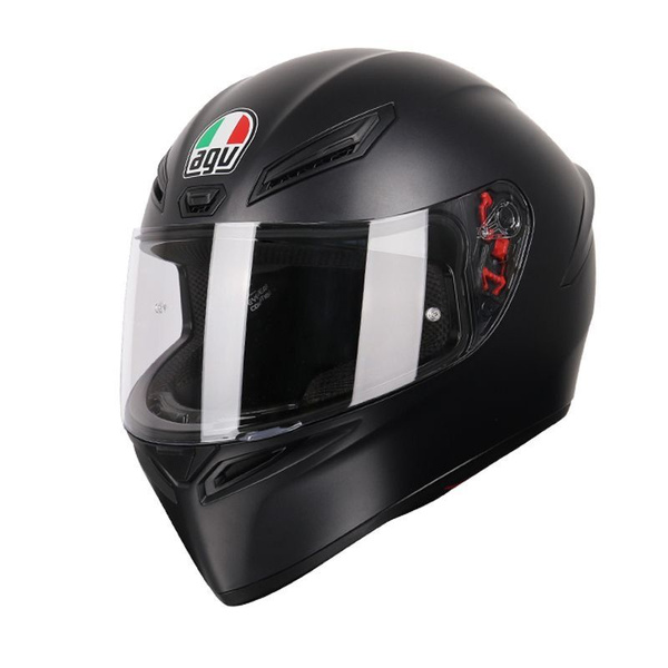 AGV Мотошлем, цвет: черный матовый, размер: M - купить с доставкой по ...