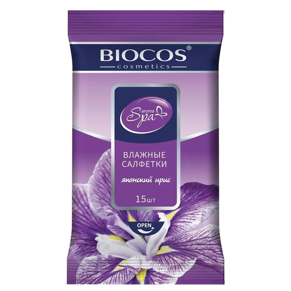 Влажные салфетки BioCos "Spa Aroma", Японский рис, 15 шт - купить с ...
