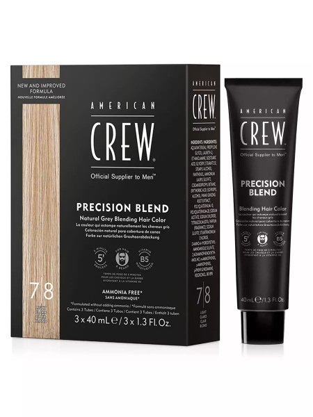 Камуфляж для волос American Crew PRECISION BLEND 7/8 3 х 40 мл - купить ...