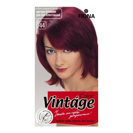 Fiona Краска для волос, Vintage Color, тон 44 Царский рубин - купить с ...