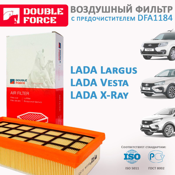 Воздушный фильтр Lada (Лада) 8450033130 для: Largus (Ларгус)/ Vesta ...