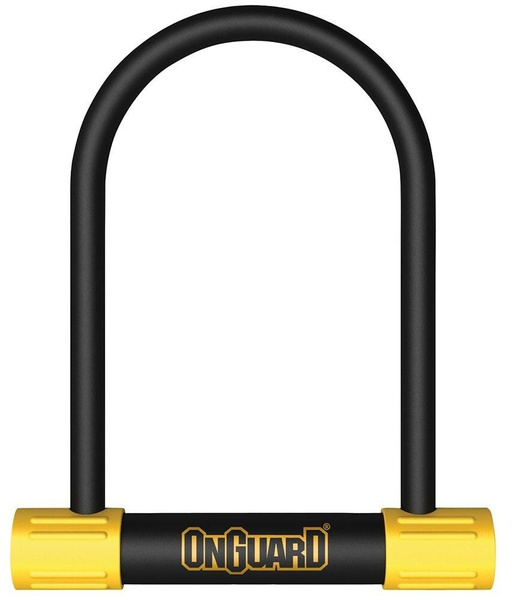 Cadenas Fourche ONGUARD Bulldog STD – 115 X 230 Mm, Antivol Robuste, Noir, Pour Deux-roues