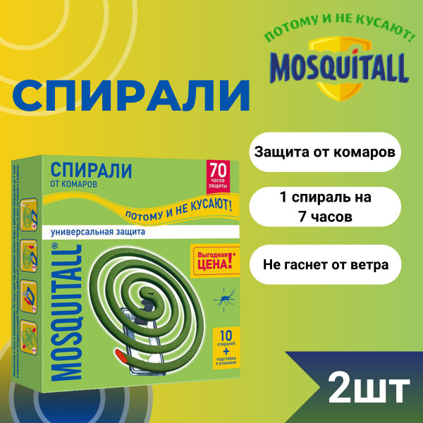 Спираль от комаров и мошек для улицы 20 шт - купить с доставкой по ...
