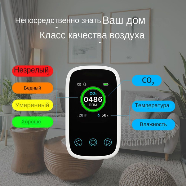 Инфракрасный, детектор углекислого газа, датчик качества воздуха ...