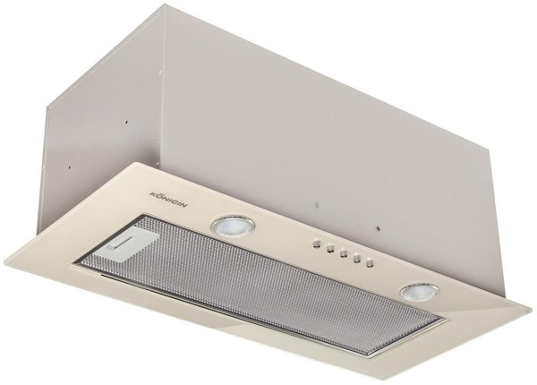 Встраиваемая вытяжка Konigin Вытяжка Skybox Ivory Glass 60 бежевый 3 ...