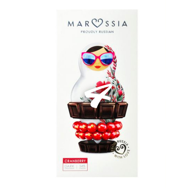 Шоколад темный с клюквой, MARSSIA , 90 гр 4 упаковки. - купить с ...