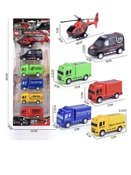 Машинки набор " Скорая и грузовики" - купить с доставкой по выгодным ...