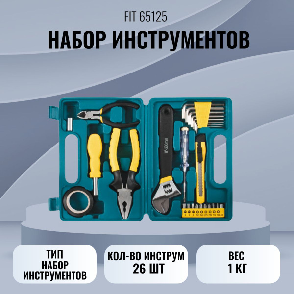 Набор инструментов FIT 65125 - купить по выгодной цене в интернет ...