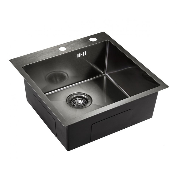 Мойка для кухни EMAR PVD черный EMB-117A PVD Nano Dark - купить с ...