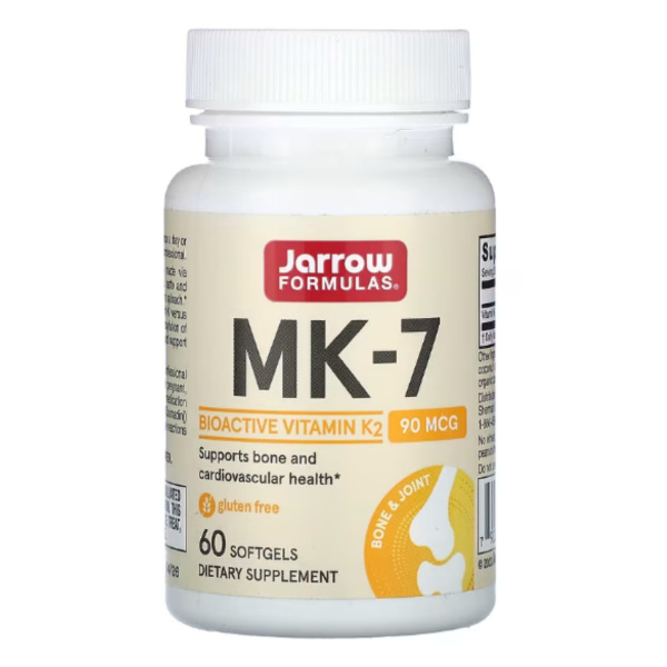Jarrow Formulas, MK-7, 90 мкг, 60 капсул - купить с доставкой по ...