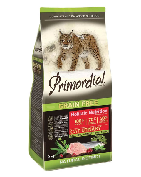 Корм для кошек PRIMORDIAL Urinary Turkey&Herring для профилактики ...